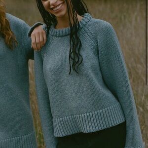 Ciao Lucia Brolio Sweater Size S Denim Blue